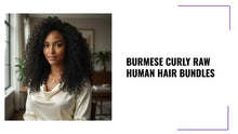 Load and play video in Gallery viewer, Burmese Curly Raw Human Hair Bundles by@Outfy