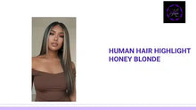 Load and play video in Gallery viewer, Human Hair Highlight Honey Blonde by@Outfy