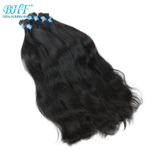 BHF Human Braiding Hair Bulk No Weft 100% Vietnam Remy Human Hair Straight Bundles 100g Natural Braiding Hair Extensions