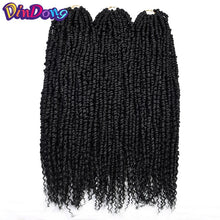 Load image into Gallery viewer, DinDong Passion Twist Crotchet Hair Long Spring Twist braiding Hair Extension Pre-looped Fluffy Synthetic Crochet Braids Hair
