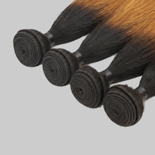 Load image into Gallery viewer, Brazilian Straight Hair Bundles Color 1B/30
