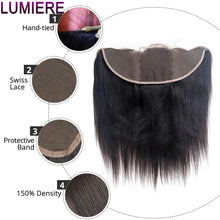 Load image into Gallery viewer, Virgin Raw Bone Straight Human Hair Bundles with Closure Frontal HD Transparent Brazilian Hair
