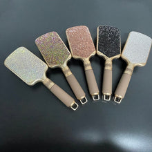 Load image into Gallery viewer, Rhinestone Hair Brush Bling
