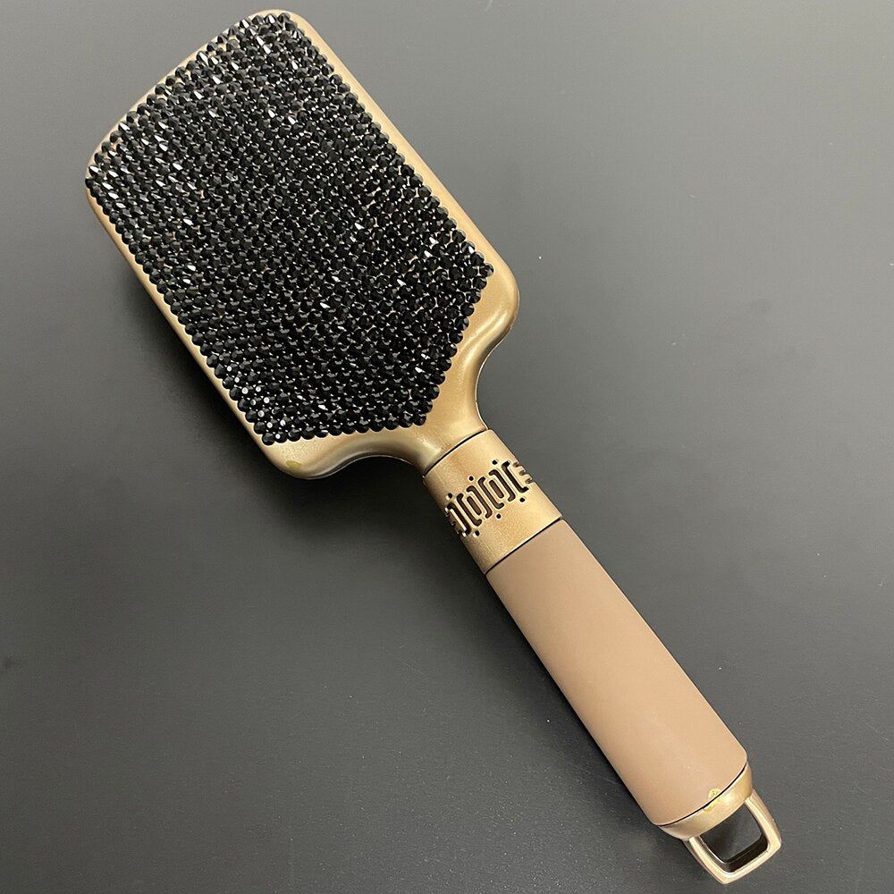 Rhinestone Hair Brush Bling