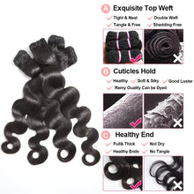 Load image into Gallery viewer, Raw Human Hair Bundles Body Wave
