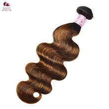 Load image into Gallery viewer, Balayage Brown Human Hair Bundles 100% Brazilian Body Wave
