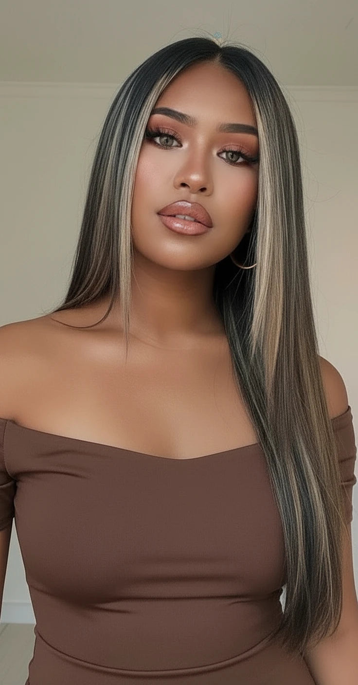 Human Hair Highlight Honey Blonde