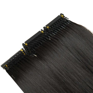 6D Straight  Virgin Human Hair Extensions 100% Real Human Hairpieces Natural  Invisible Hair 2nd Generation 6D 5g/pc 20pcs 100G