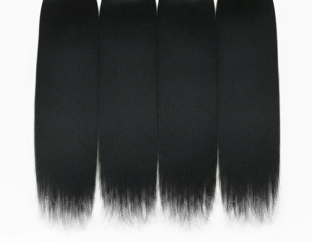 Double Drawn Virgin Straight Human Hair Bundles Vietnamese