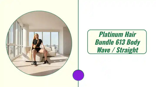 Platinum Hair Bundle 613 Body Wave / Straight by@Outfy