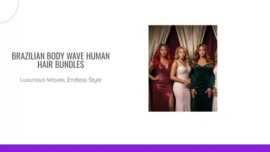 Brazilian Body Wave Human Hair Bundles by@Outfy