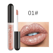 Load image into Gallery viewer, 12 Colors Diamond Symphony Lip tint Shiny Metal Lip Gloss Waterproof
