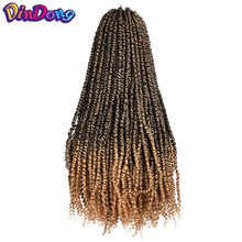 Load image into Gallery viewer, DinDong Passion Twist Crotchet Hair Long Spring Twist braiding Hair Extension Pre-looped Fluffy Synthetic Crochet Braids Hair
