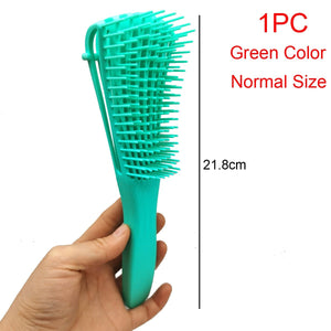 Plastic Detangling Hair Brush Scalp Massage Detangler Wet Curly Comb Health Care Reduce Fatigue Hairbrush Styling Tools