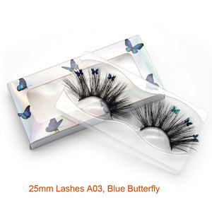 Faux Mink Long 25mm Butterfly Eyelashes 14/16/18mm