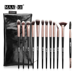 MAANGE Makeup Brushes Set Professional 6-30Pcs Cosmetic Powder Eye Shadow Foundation Blush Blending Make Up Brush Maquiagem Hot