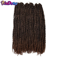 Load image into Gallery viewer, DinDong Passion Twist Crotchet Hair Long Spring Twist braiding Hair Extension Pre-looped Fluffy Synthetic Crochet Braids Hair
