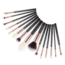 Load image into Gallery viewer, Jessup Makeup Brushes Set 15pcs Foundation Highlighter Powder Make Up Brush Eyeshadow Liner Blending Cosmetic Tool Kits
