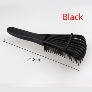 Plastic Detangling Hair Brush Scalp Massage Detangler Wet Curly Comb Health Care Reduce Fatigue Hairbrush Styling Tools