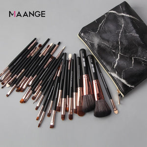 MAANGE Makeup Brushes Set Professional 6-30Pcs Cosmetic Powder Eye Shadow Foundation Blush Blending Make Up Brush Maquiagem Hot