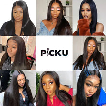 Load image into Gallery viewer, 360 Full Lace Frontal Human Hair Wigs Straight Full Lace Frontal Wigs For Women 150% Density Straight Preplucked Hairline Wigs
