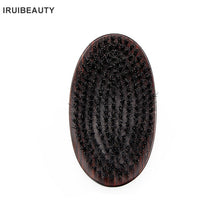 Load image into Gallery viewer, Men Oval Bristle Hair Wave Brush Solid Wood
