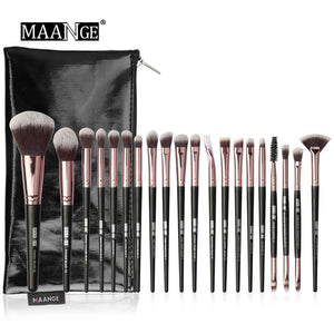 MAANGE Makeup Brushes Set Professional 6-30Pcs Cosmetic Powder Eye Shadow Foundation Blush Blending Make Up Brush Maquiagem Hot