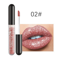 Load image into Gallery viewer, 12 Colors Diamond Symphony Lip tint Shiny Metal Lip Gloss Waterproof
