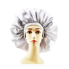 Load image into Gallery viewer, New Fashion Big Size Satin Silk Bonnet Sleep Night Cap Head Cover Bonnet Hat For Curly Springy Hair
