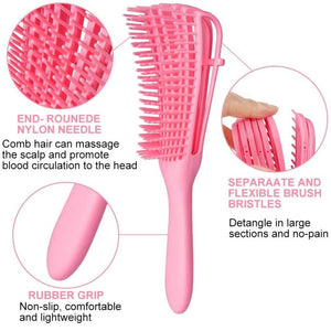 Hair Brush Detangling Brush Scalp Massage Hair Comb Detangling Brush for Curly Hair Brush Detangler Hairbrush Women Men Salon