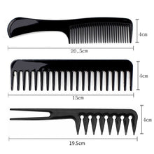 Load image into Gallery viewer, 10pcs/Set Professional Hair Brush Comb Salon Barber Anti-static Hair Combs Hairbrush Hairdressing Combs Styling Tools Hair Care
