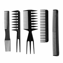 Load image into Gallery viewer, 10pcs/Set Professional Hair Brush Comb Salon Barber Anti-static Hair Combs Hairbrush Hairdressing Combs Styling Tools Hair Care
