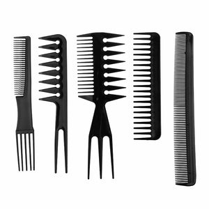 10pcs/Set Professional Hair Brush Comb Salon Barber Anti-static Hair Combs Hairbrush Hairdressing Combs Styling Tools Hair Care