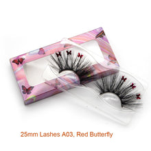 Load image into Gallery viewer, Faux Mink Long 25mm Butterfly Eyelashes 14/16/18mm
