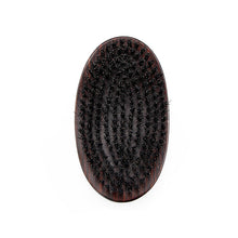 Load image into Gallery viewer, Men Oval Bristle Hair Wave Brush Solid Wood
