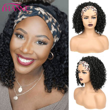 Load image into Gallery viewer, Kinky Curly Headband Wig
