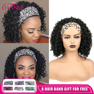 Kinky Curly Headband Wig