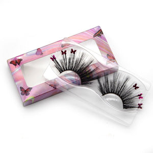 Faux Mink Long 25mm Butterfly Eyelashes 14/16/18mm