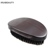 Load image into Gallery viewer, Men Oval Bristle Hair Wave Brush Solid Wood
