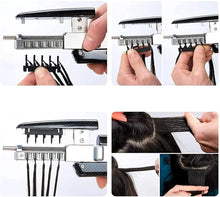 Load image into Gallery viewer, Hair Extension Machine Connector&amp;Hair Remove Pliers Professional Hair Salon Tool No Trace Wig Connector Tool Kit  High Quality
