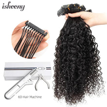 Load image into Gallery viewer, Water Wave 6D Hair Extensions Human Hair 16&quot; 20&quot; 24&quot; Natural Virgin Human Hair Curly Micro Loop Ring Hair For Full Head
