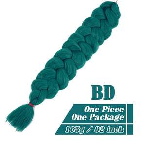 82 Inch Xpression Jumbo Braiding Hair 165g Pre Stretched Twist Braids Synthetic Hair Extensions