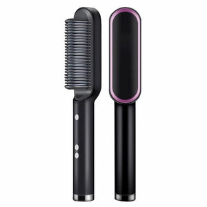 Hair Straightener Hot Comb Curling Iron Multi-speed Electric Straightening Comb Curling Iron Hair Brush 2023 Hot Sale