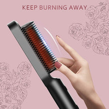 Load image into Gallery viewer, Hair Straightener Hot Comb Curling Iron Multi-speed Electric Straightening Comb Curling Iron Hair Brush 2023 Hot Sale
