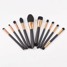 Load image into Gallery viewer, 10PCS Makeup Brushes Set Professional Cosmetics Tools Eyeshadow Concealer Lip Eye Makeup Brush Kits Foundation Powder Blush
