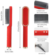 Load image into Gallery viewer, Hair Straightener Hot Comb Curling Iron Multi-speed Electric Straightening Comb Curling Iron Hair Brush 2023 Hot Sale
