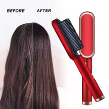 Load image into Gallery viewer, Hair Straightener Hot Comb Curling Iron Multi-speed Electric Straightening Comb Curling Iron Hair Brush 2023 Hot Sale
