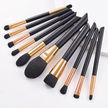 Load image into Gallery viewer, 10PCS Makeup Brushes Set Professional Cosmetics Tools Eyeshadow Concealer Lip Eye Makeup Brush Kits Foundation Powder Blush
