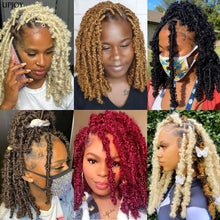 Load image into Gallery viewer, Butterfly Locs Braids Crochet Hair Distressed Passion Locs Hair Crotchet Braids Extensions Hair Locks cheveux Naturel Braiding
