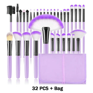 13/32PCS Makeup Brushes Set Soft Fluffy Cosmetict Makeup For Face Make Up Tools Beauty Professional Foundation Blush Eyeshadow